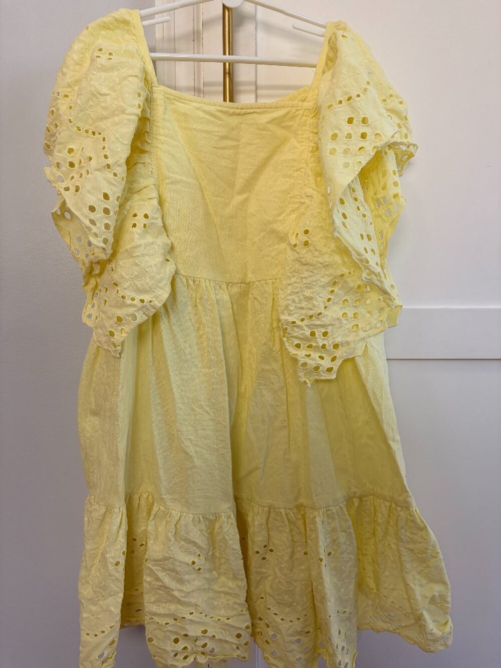 Zara butter yellow sundress